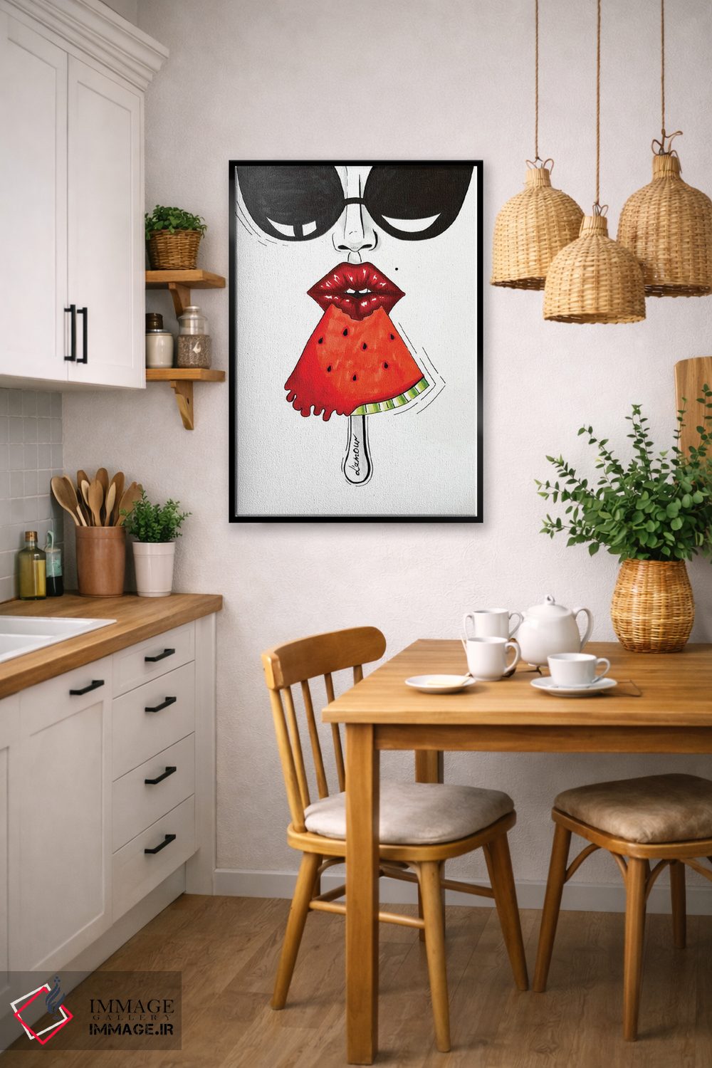 تابلو دکوراتیو حال وهوای تابستانی اثر کریستینا مالن - D6B