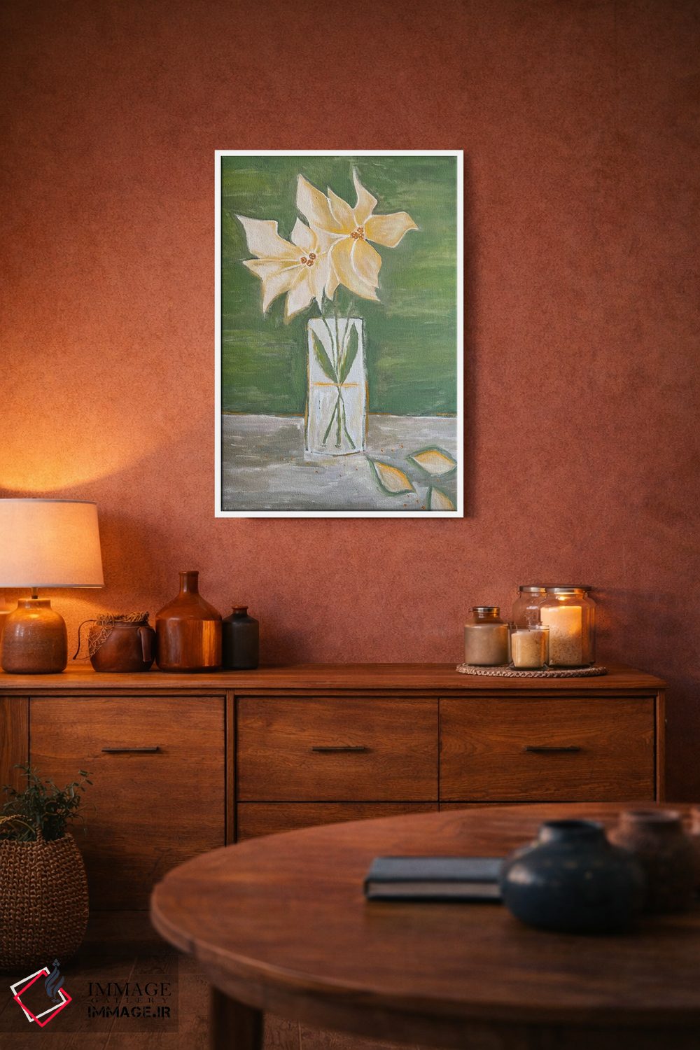 تابلو دکوراتیو نوعی گل ها اثر کریستینا مالن - D3W