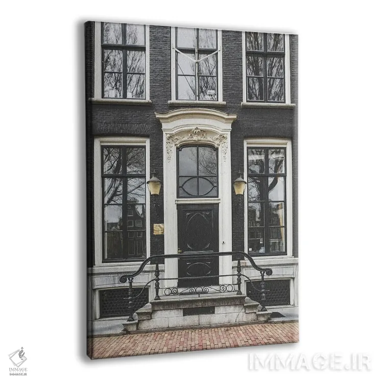 تابلو دکوراتیو درب آمستردام اثر کارن منداو - نمای پرسپکتیو محصول