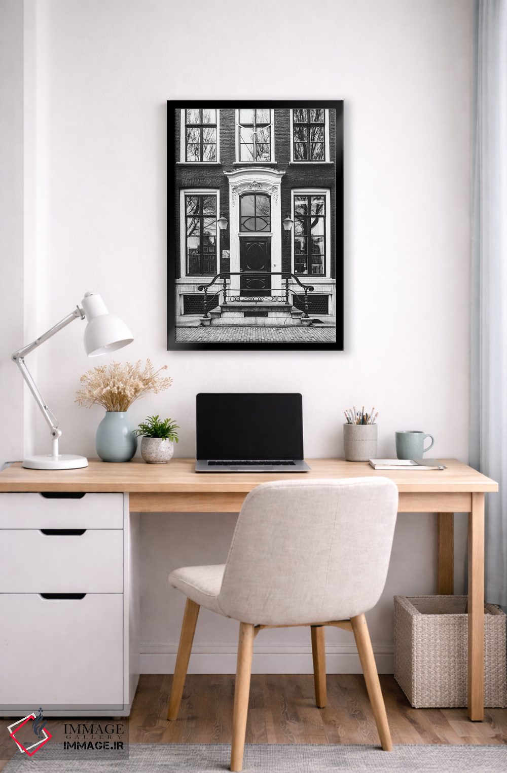 تابلو دکوراتیو درب آمستردام اثر کارن منداو - D6B