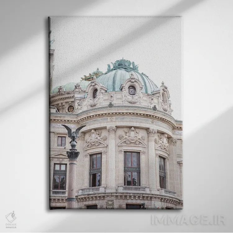 تابلو دکوراتیو اپرای گارنیه پاریس اثر کارن منداو - نمای روبهرو روی دیوار