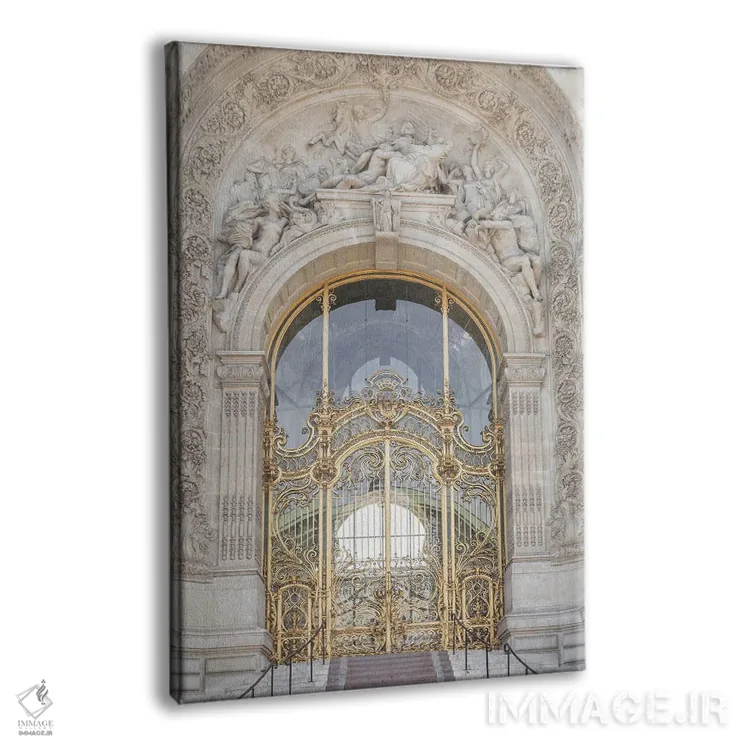 تابلو دکوراتیو درب پتی پالاس پاریس اثر کارن منداو - نمای پرسپکتیو محصول