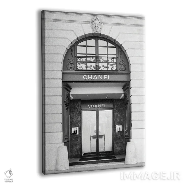 تابلو دکوراتیو فروشگاه شنل اثر کارن منداو - نمای پرسپکتیو محصول