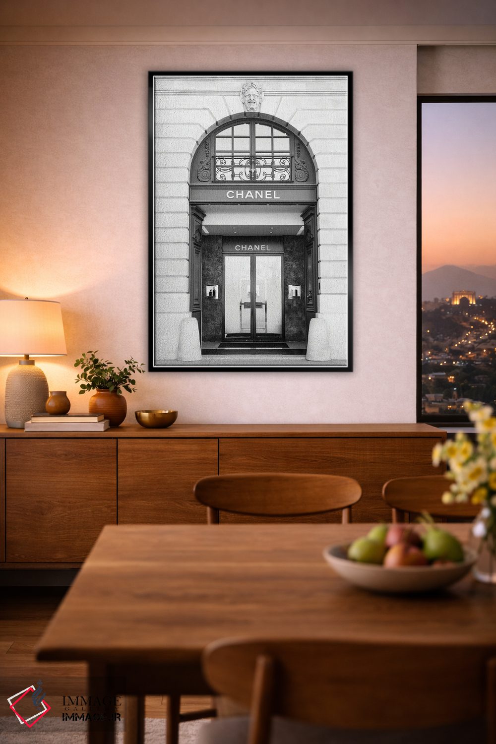 تابلو دکوراتیو فروشگاه شنل اثر کارن منداو - D3B