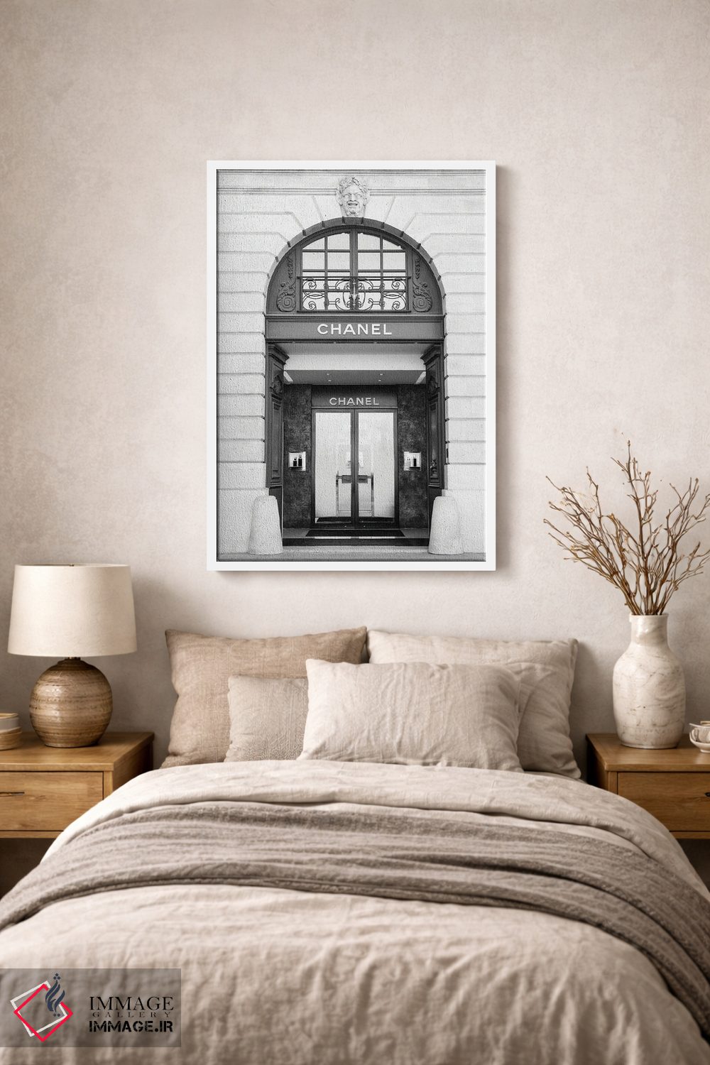 تابلو دکوراتیو فروشگاه شنل اثر کارن منداو - D1W