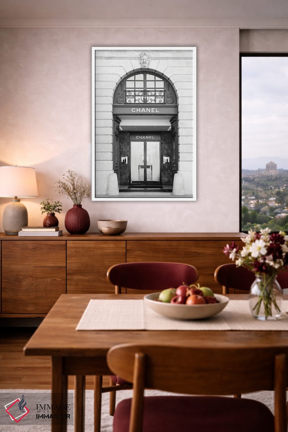 تابلو دکوراتیو فروشگاه شنل اثر کارن منداو - D4W