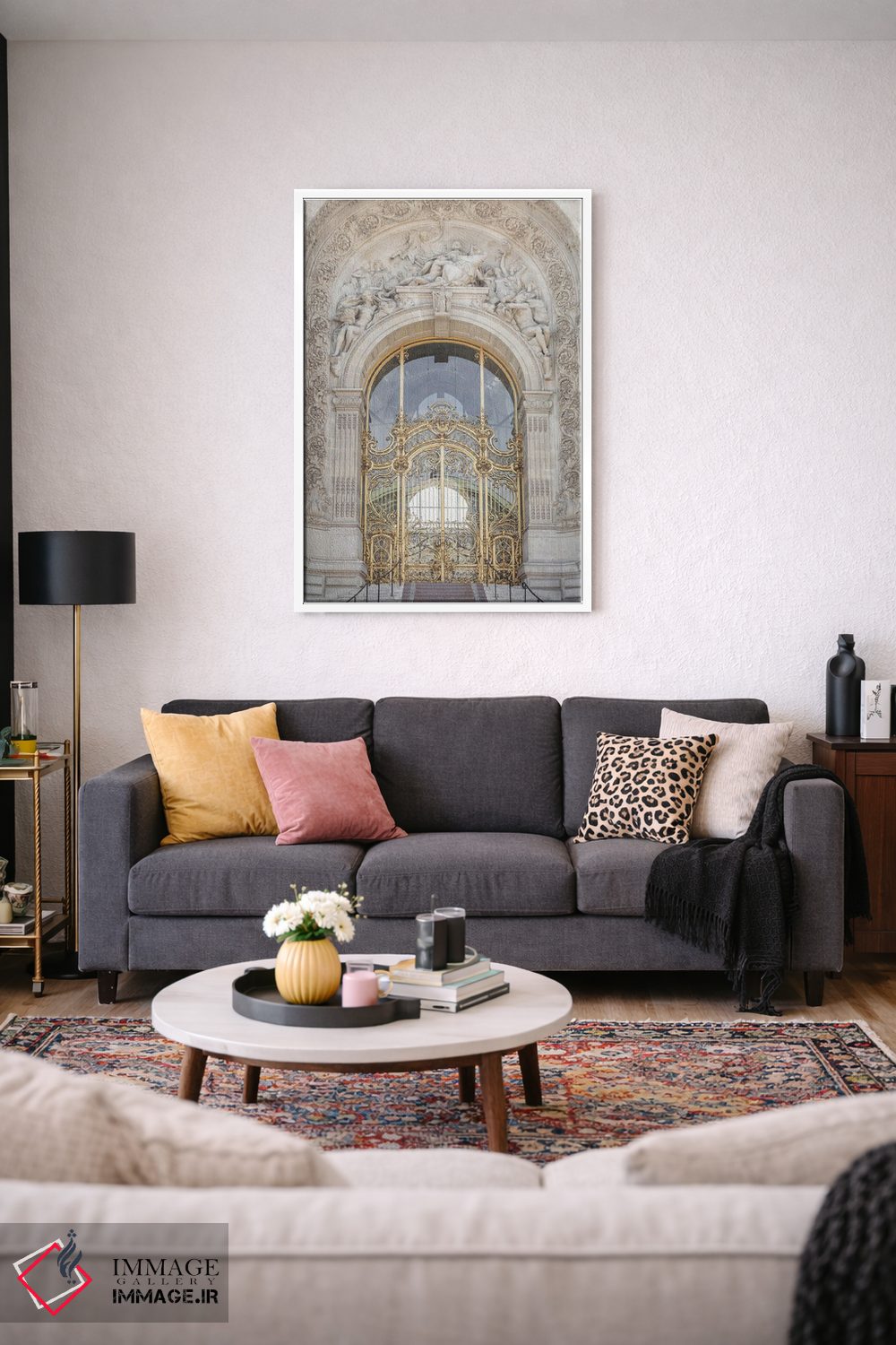 تابلو دکوراتیو درب پتی پالاس پاریس اثر کارن منداو - D3W