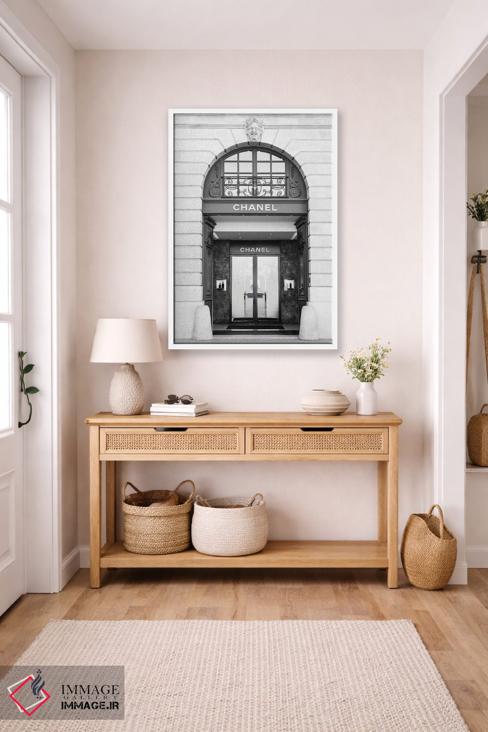 تابلو دکوراتیو فروشگاه شنل اثر کارن منداو - D6W