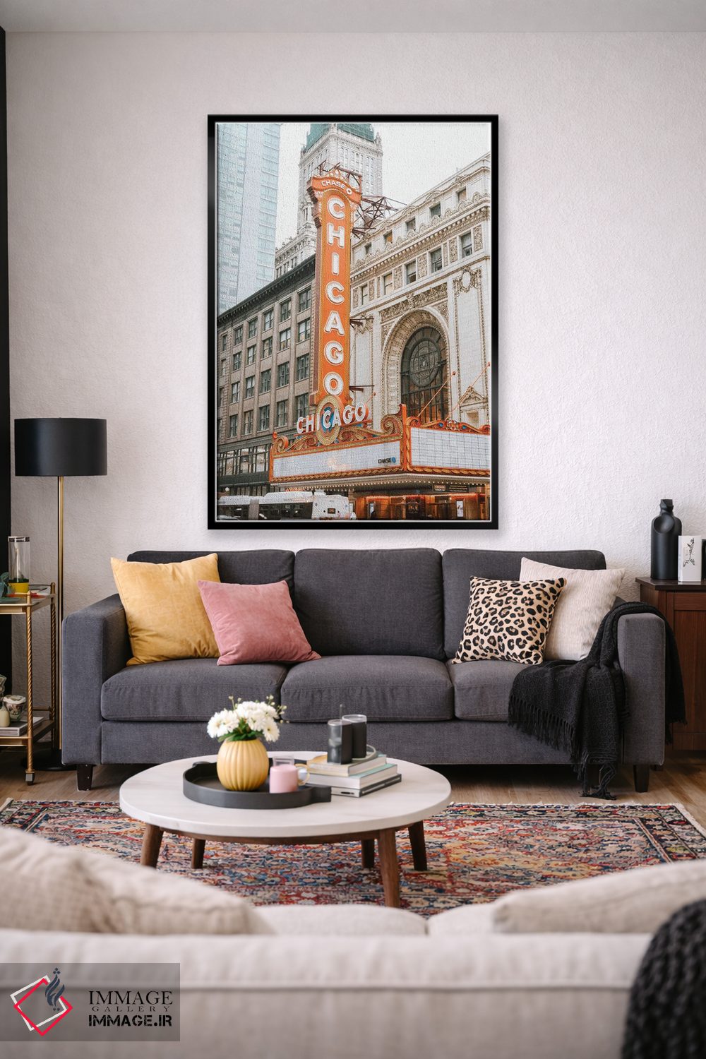 تابلو دکوراتیو تئاتر شیکاگو اثر کارن منداو - D2B