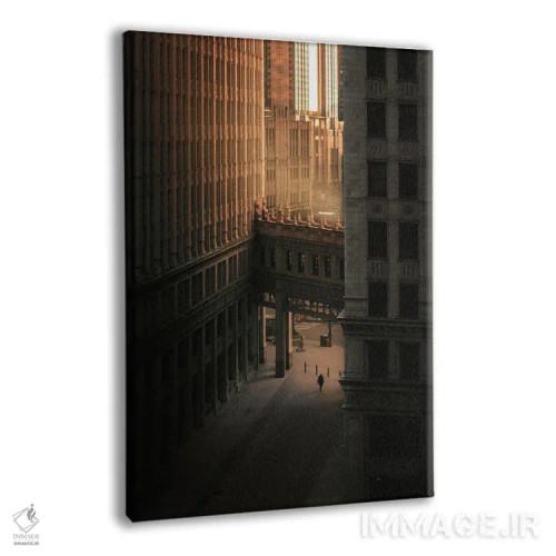 تابلو دکوراتیو ساختمان های نیویورک اثر کارن منداو - نمای پرسپکتیو محصول