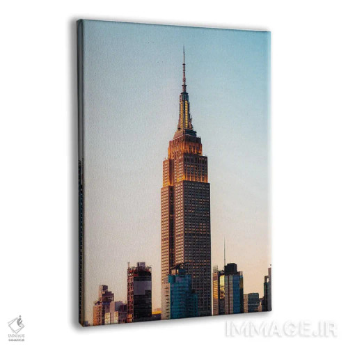 تابلو دکوراتیو ساختمان امپایر استیت نیویورک اثر کارن منداو - نمای پرسپکتیو محصول