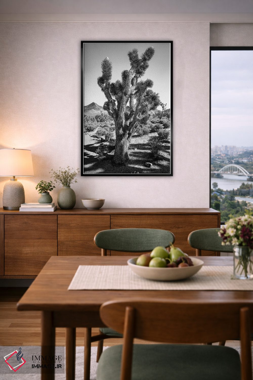 تابلو دکوراتیو درخت جاشوا اثر کارن منداو - D6B