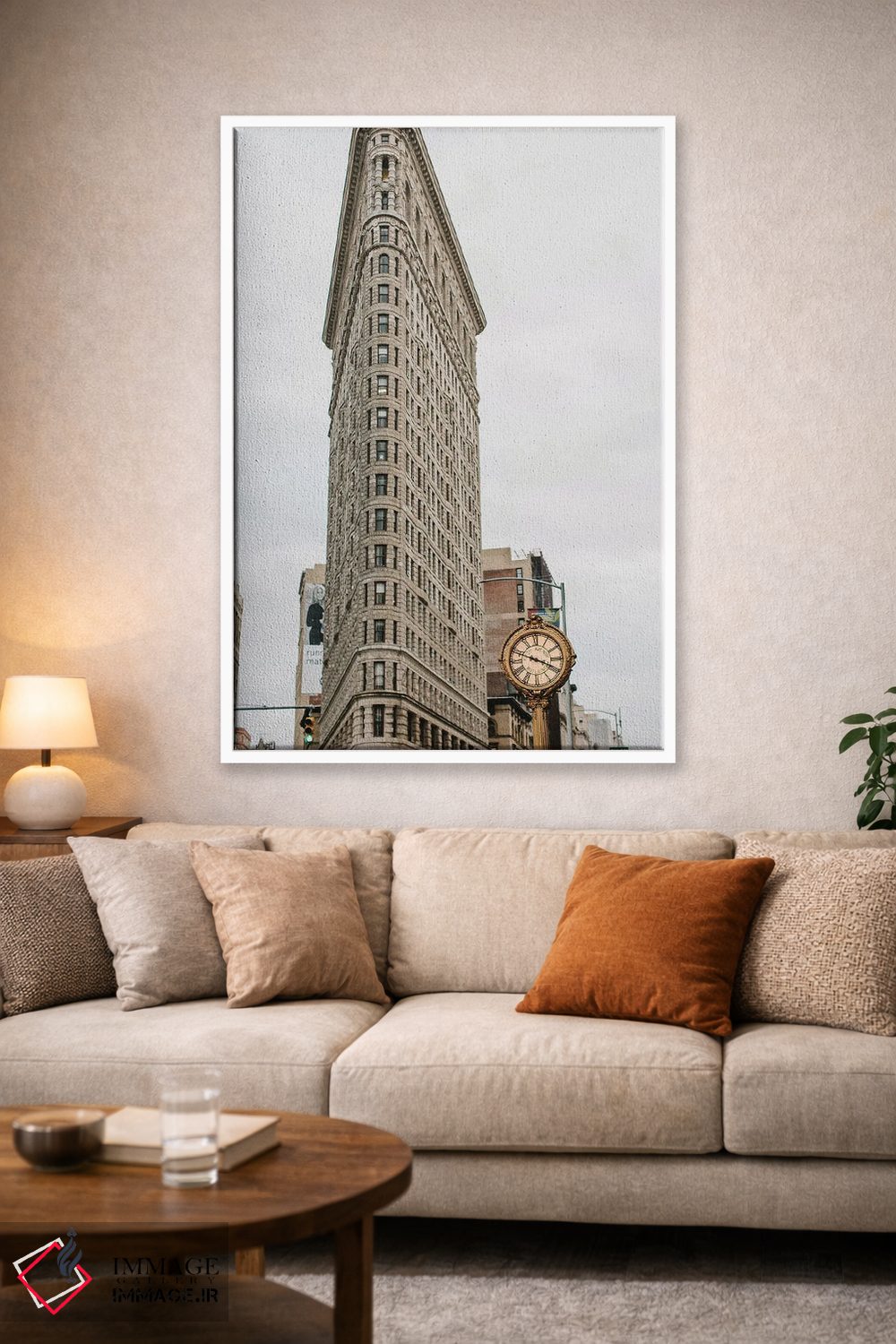 تابلو دکوراتیو ساختمان فلت آیرون نیویورک اثر کارن منداو - D1W
