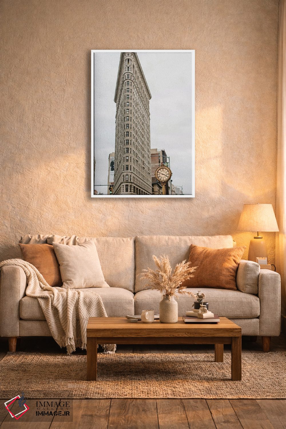 تابلو دکوراتیو ساختمان فلت آیرون نیویورک اثر کارن منداو - D4W