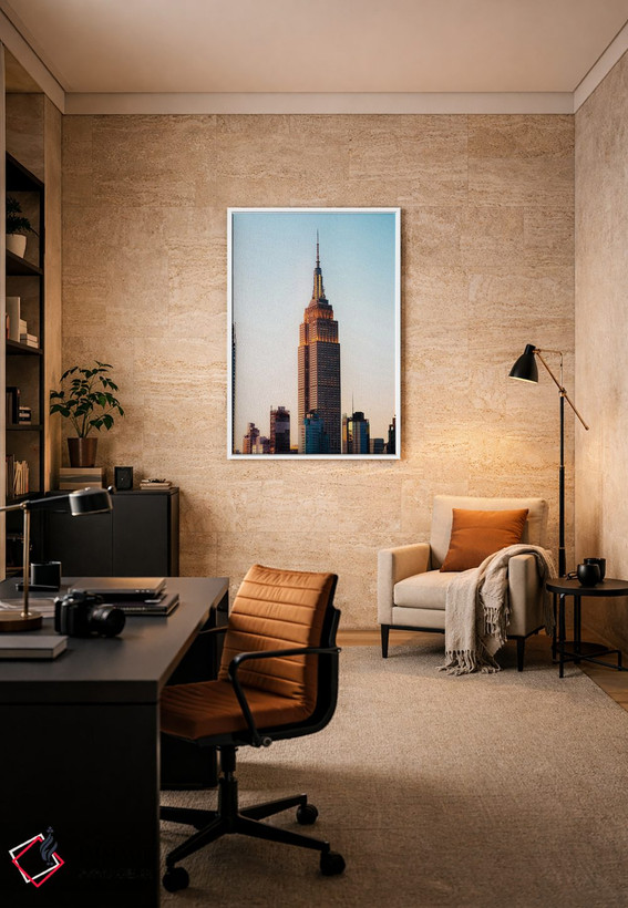 تابلو دکوراتیو ساختمان امپایر استیت نیویورک اثر کارن منداو - D5W