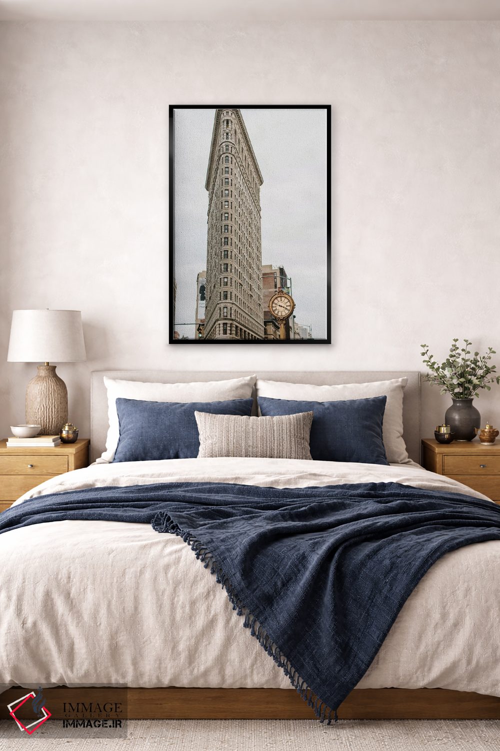 تابلو دکوراتیو ساختمان فلت آیرون نیویورک اثر کارن منداو - D6B