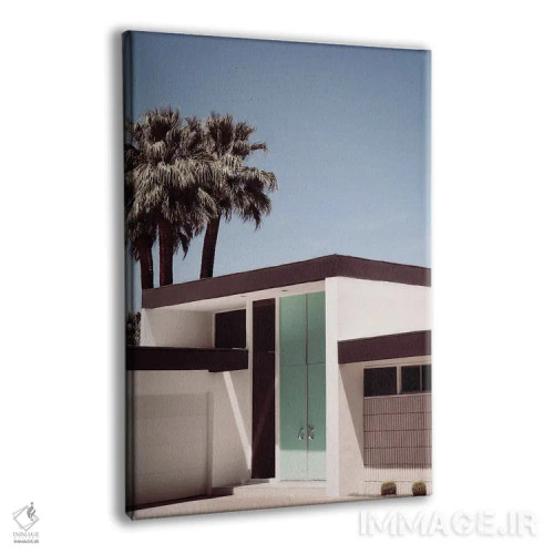 تابلو مدرن درب پام اسپرینگز اثر کارن منداو - نمای پرسپکتیو محصول