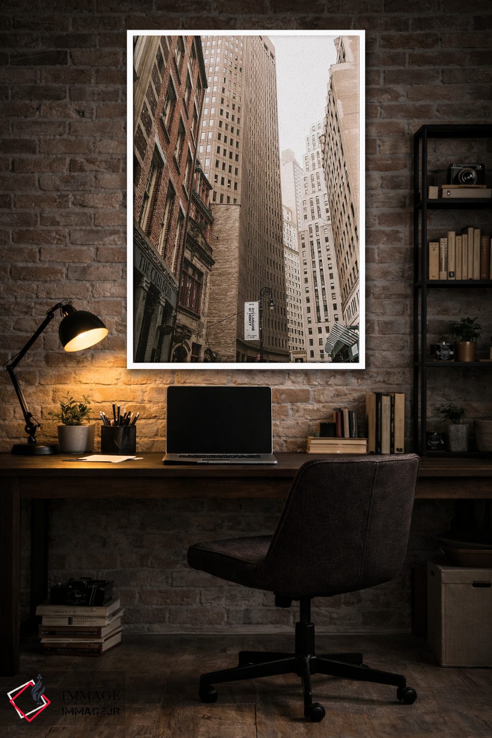 تابلو دکوراتیو آسمان خراش های نیویورک اثر کارن منداو - D4W