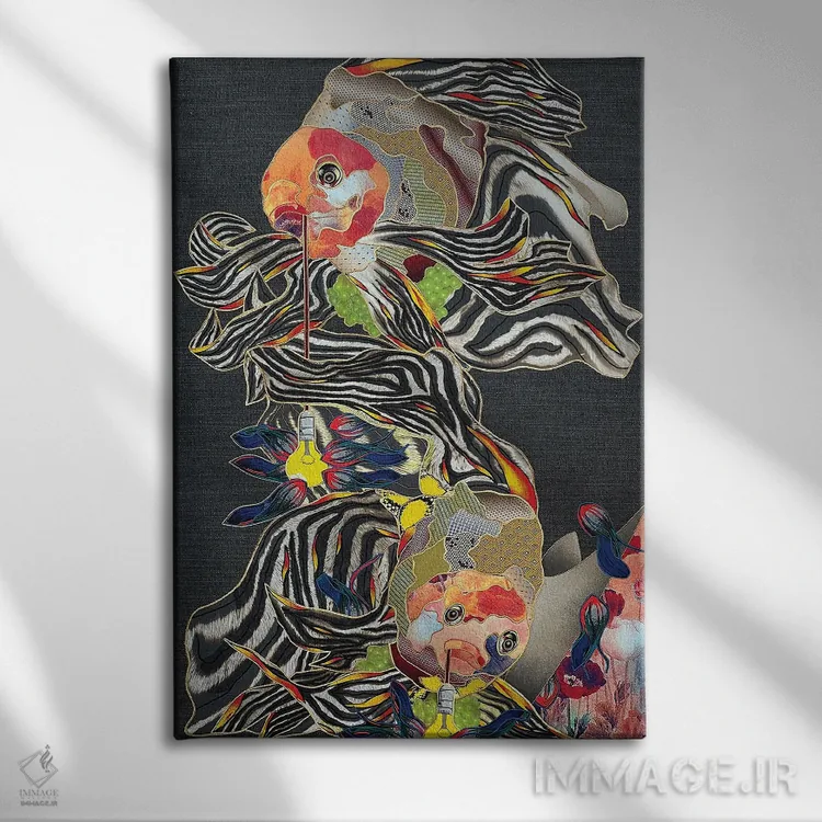 تابلو دکوراتیو نزدیک تر به نور اثر کاستیانتین مالگینف - نمای روبهرو روی دیوار