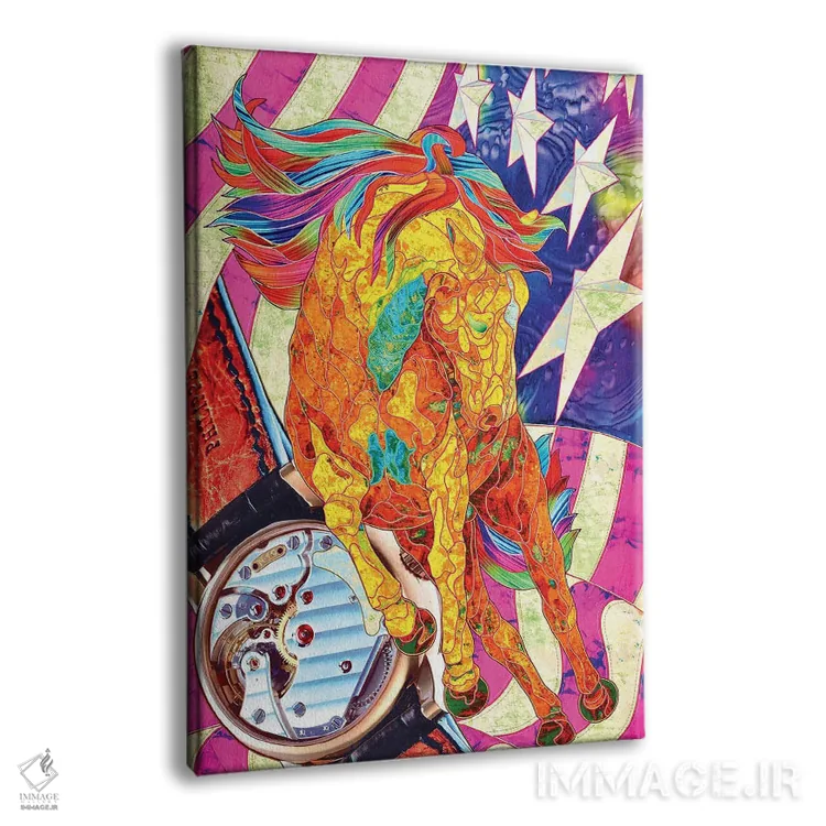 تابلو دکوراتیو زمان اثر کاستیانتین مالگینف - نمای پرسپکتیو محصول