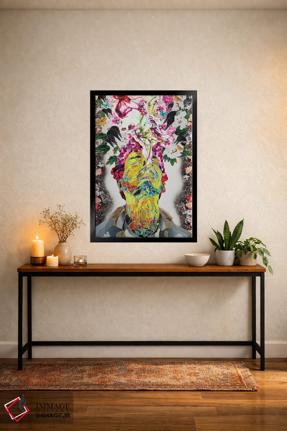 تابلو انتزاعی دنیای نو شجاع اثر کاستیانتین مالگینف - D5B