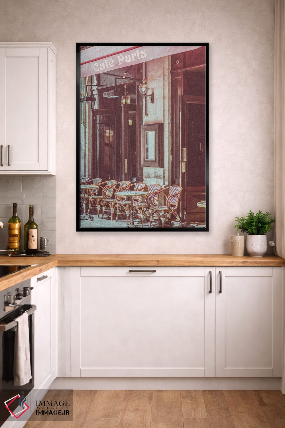 تابلو دکوراتیو کافه پاریس اثر کارن منداو - D3B