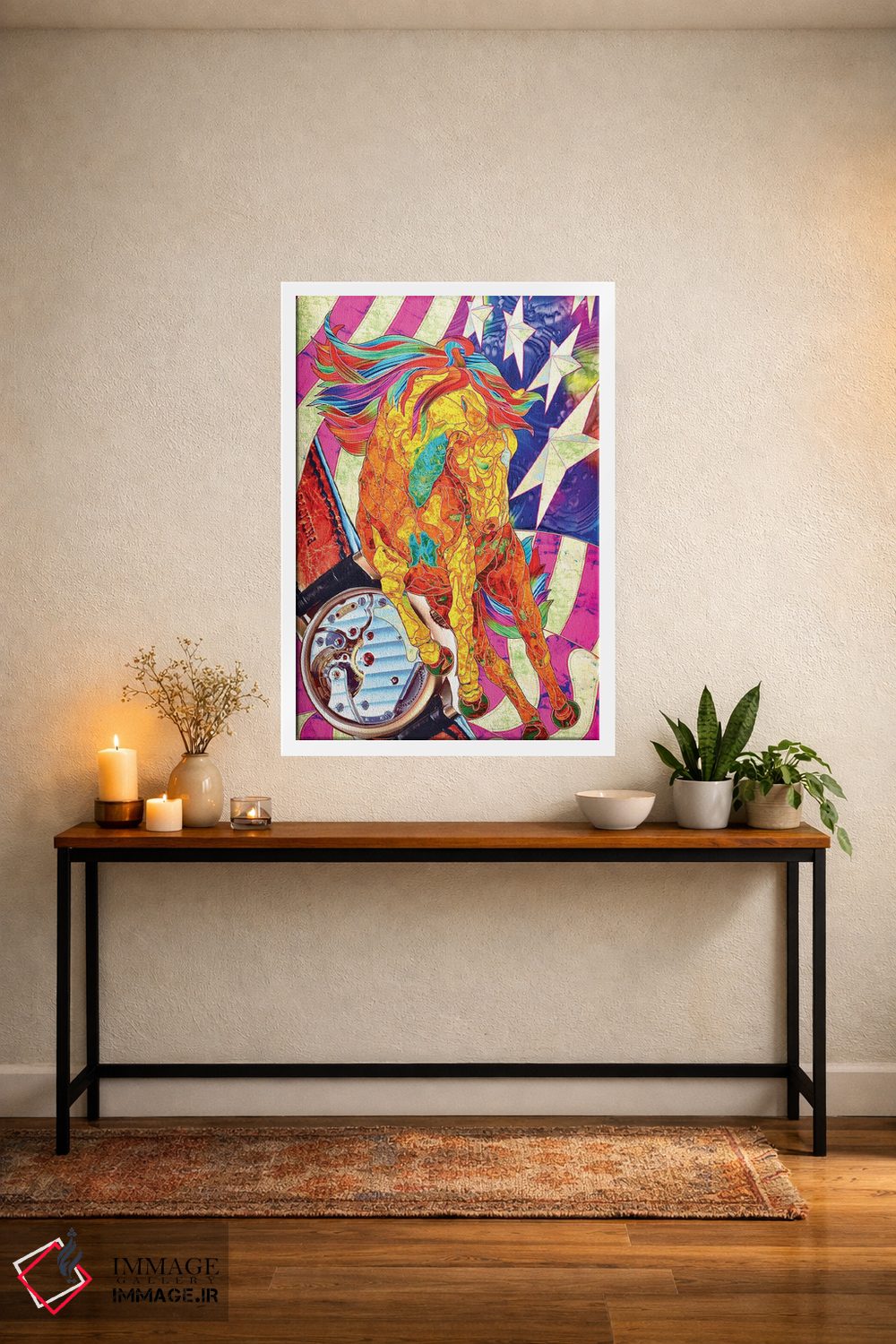 تابلو دکوراتیو زمان اثر کاستیانتین مالگینف - D4W