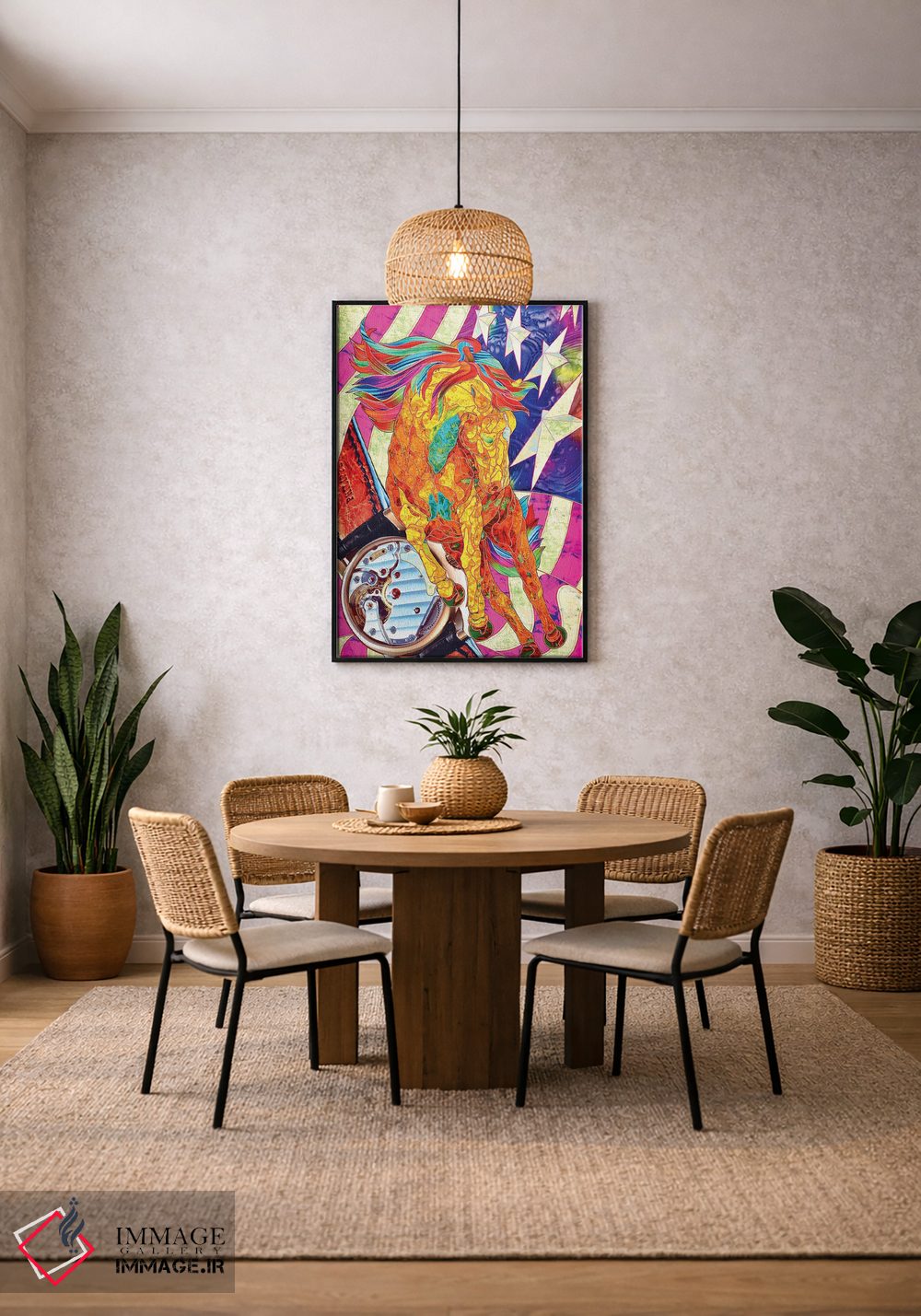 تابلو دکوراتیو زمان اثر کاستیانتین مالگینف - D5B