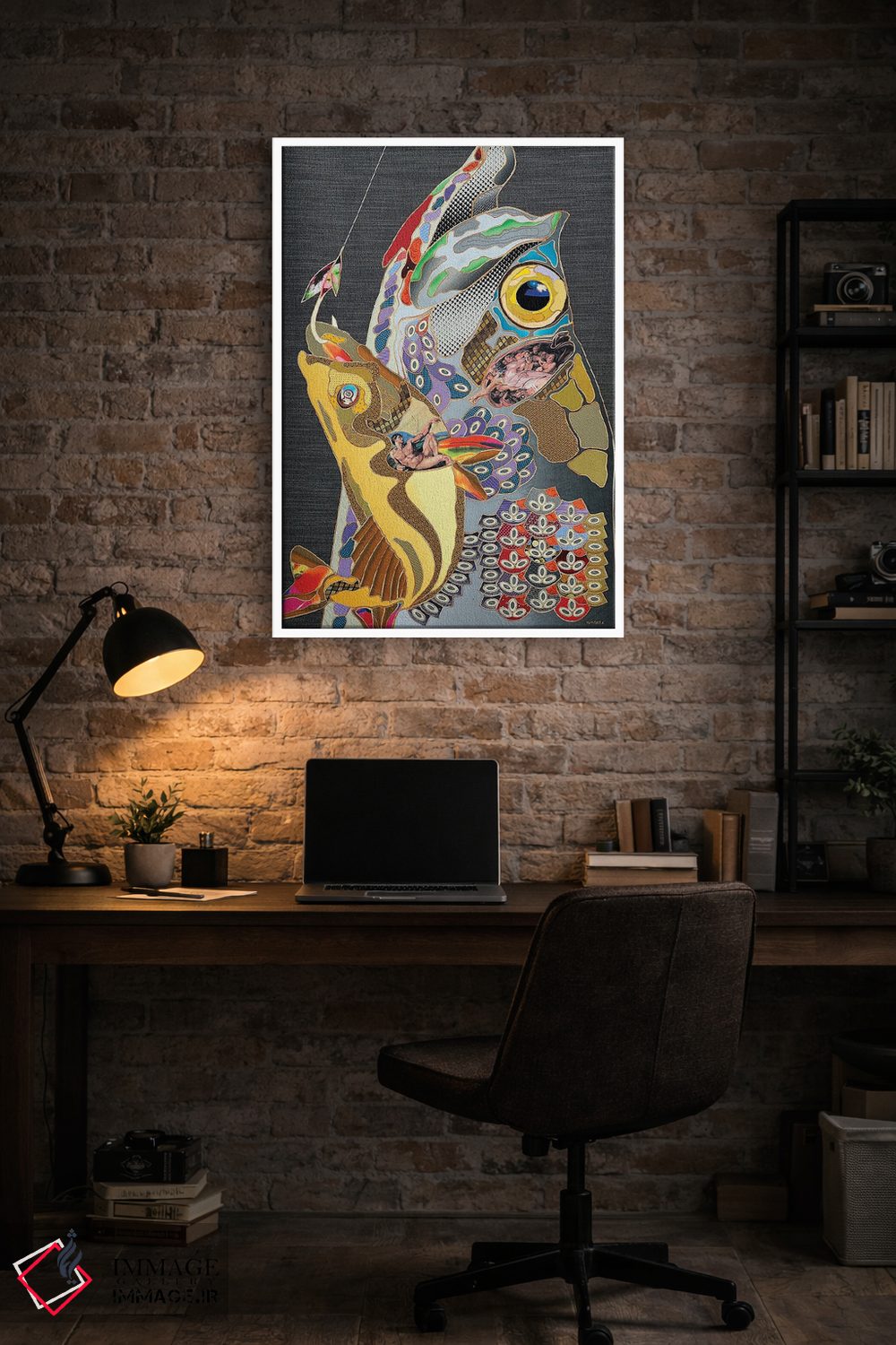 تابلو دکوراتیو روی قلاب اثر کاستیانتین مالگینف - D3W