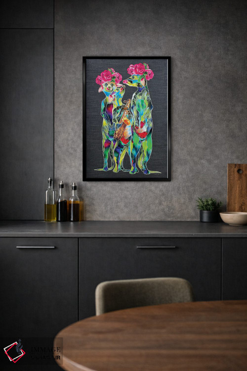 تابلو دکوراتیو نگهبانی شبانه اثر کاستیانتین مالگینف - D1B