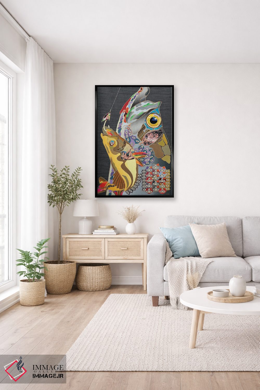 تابلو دکوراتیو روی قلاب اثر کاستیانتین مالگینف - D5B