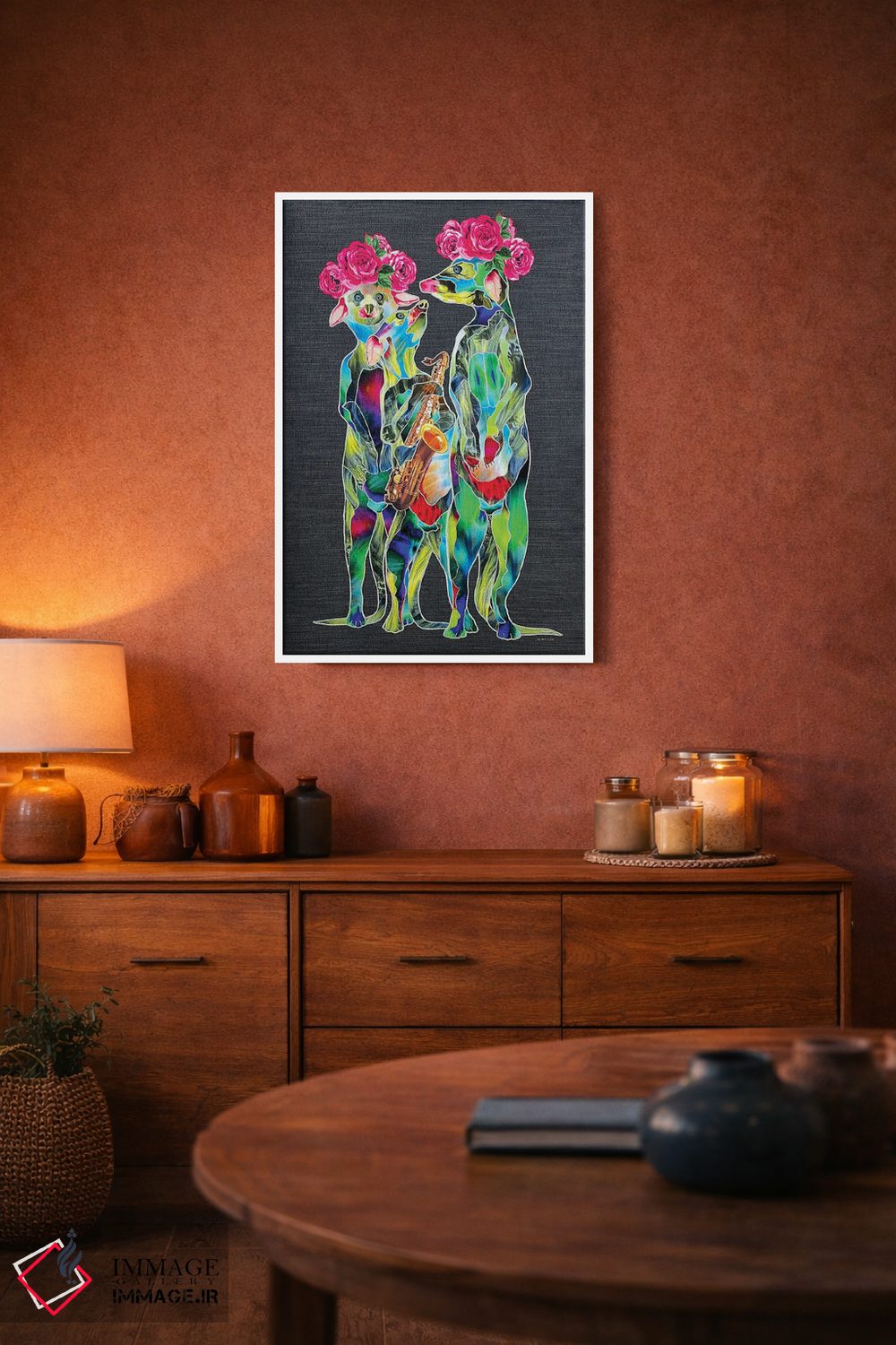 تابلو دکوراتیو نگهبانی شبانه اثر کاستیانتین مالگینف - D3W