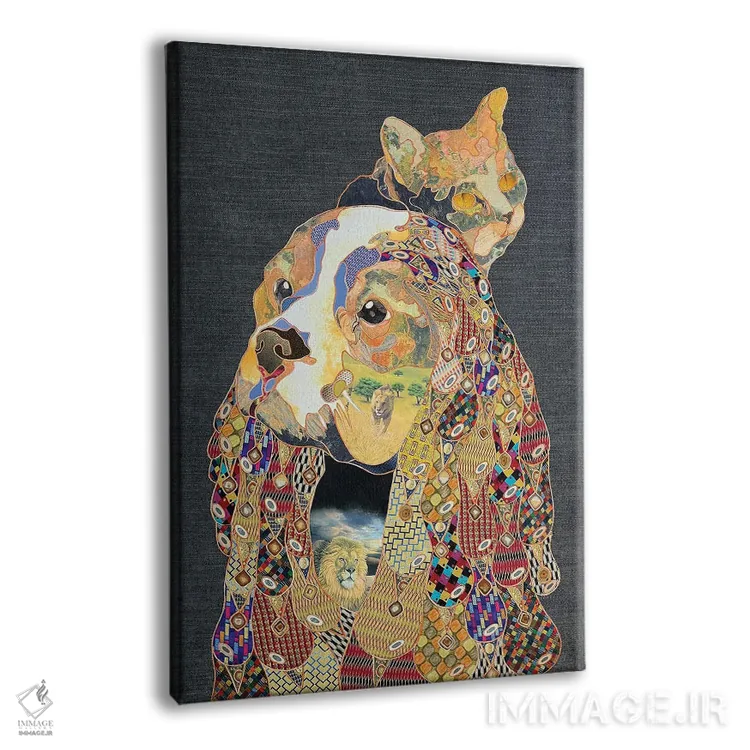 تابلو دکوراتیو منتظر میزبان زن اثر کاستیانتین مالگینف - نمای پرسپکتیو محصول