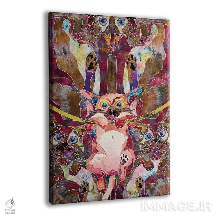 تابلو دکوراتیو حلقه هولا اثر کاستیانتین مالگینف - نمای پرسپکتیو محصول