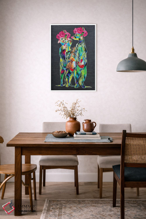 تابلو دکوراتیو نگهبانی شبانه اثر کاستیانتین مالگینف - D6W