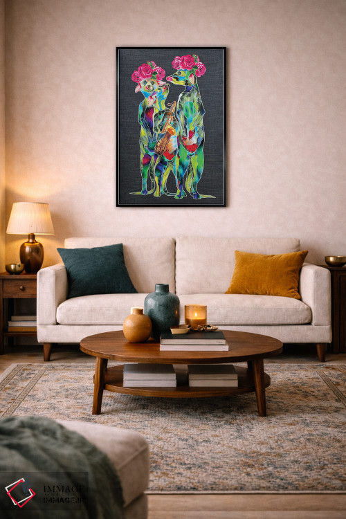 تابلو دکوراتیو نگهبانی شبانه اثر کاستیانتین مالگینف - D5B