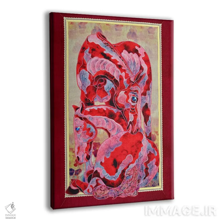 تابلو دکوراتیو سیب ها در برف اثر کاستیانتین مالگینف - نمای پرسپکتیو محصول