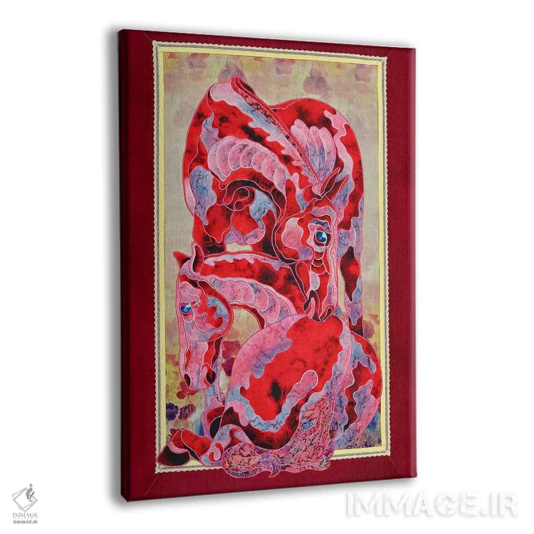 تابلو دکوراتیو سیب ها در برف اثر کاستیانتین مالگینف - نمای پرسپکتیو محصول