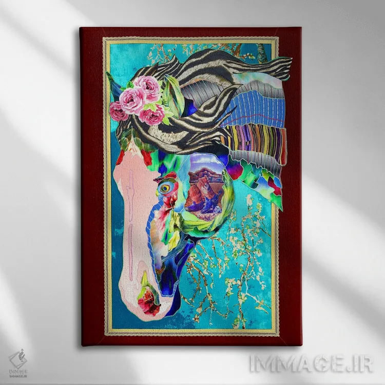 تابلو دکوراتیو تگزاس اثر کاستیانتین مالگینف - نمای روبهرو روی دیوار