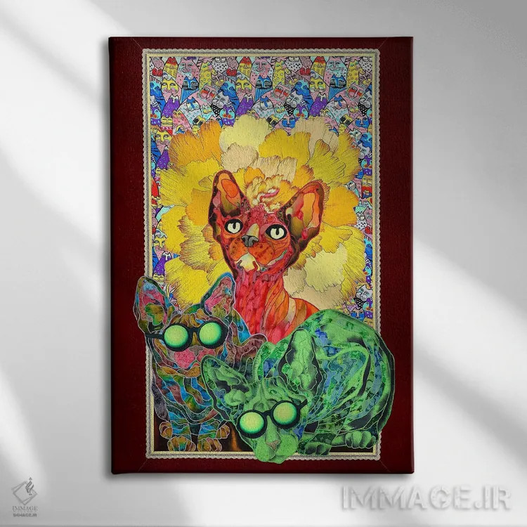 تابلو دکوراتیو عصر بخیر اثر کاستیانتین مالگینف - نمای روبهرو روی دیوار