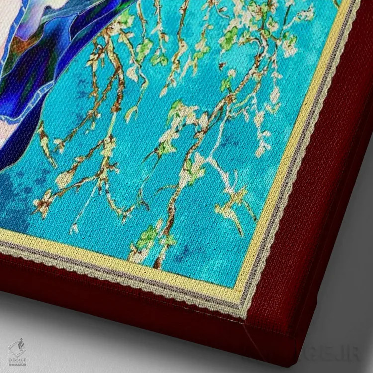 تابلو دکوراتیو تگزاس اثر کاستیانتین مالگینف - نمای نزدیک بافت بوم