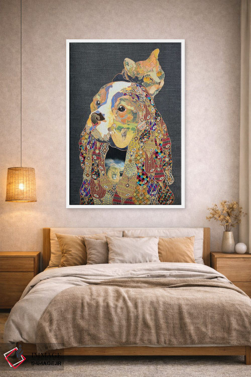 تابلو دکوراتیو منتظر میزبان زن اثر کاستیانتین مالگینف - D1W