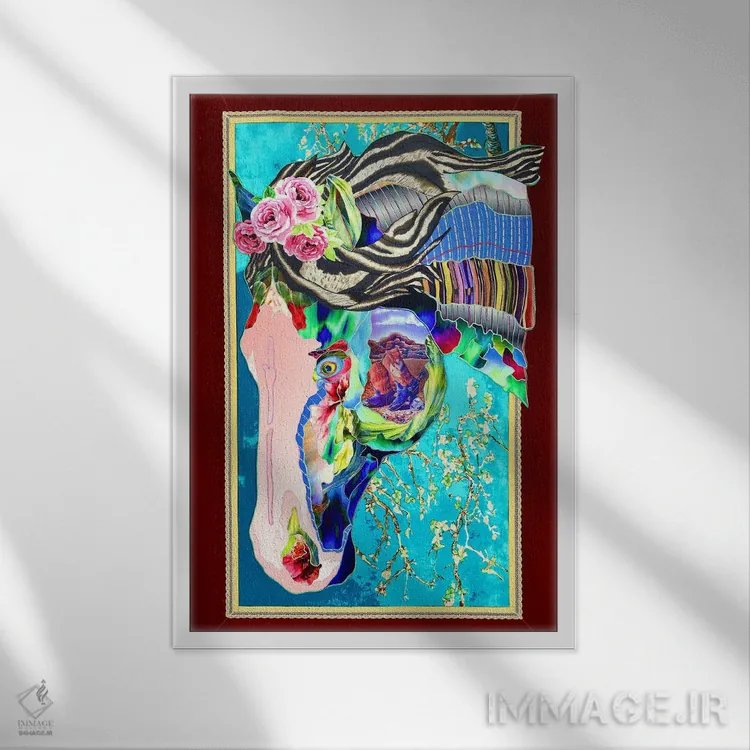 تابلو دکوراتیو تگزاس اثر کاستیانتین مالگینف - نمای قابدار سفید