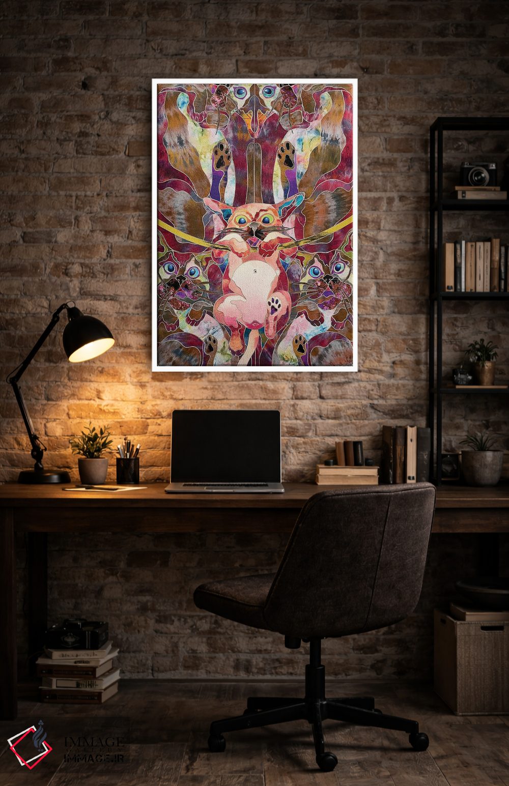 تابلو دکوراتیو حلقه هولا اثر کاستیانتین مالگینف - D4W