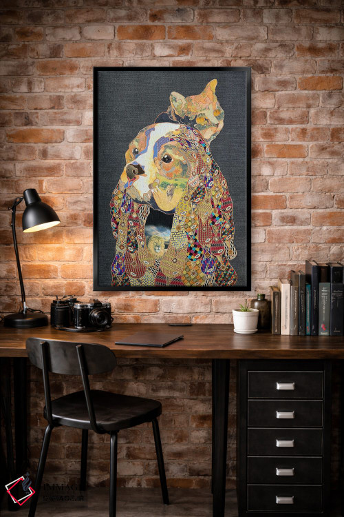 تابلو دکوراتیو منتظر میزبان زن اثر کاستیانتین مالگینف - D6B