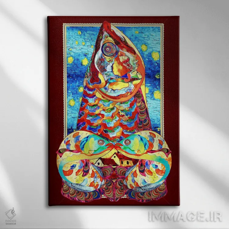 تابلو دکوراتیو ستمگر اثر کاستیانتین مالگینف - نمای روبهرو روی دیوار