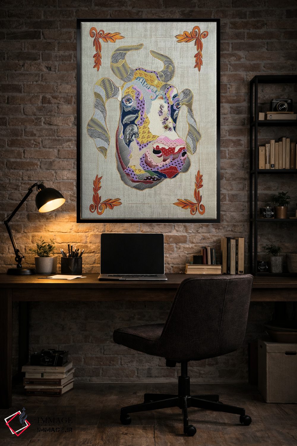 تابلو دکوراتیو کمال زیبایی اثر کاستیانتین مالگینف - D6B