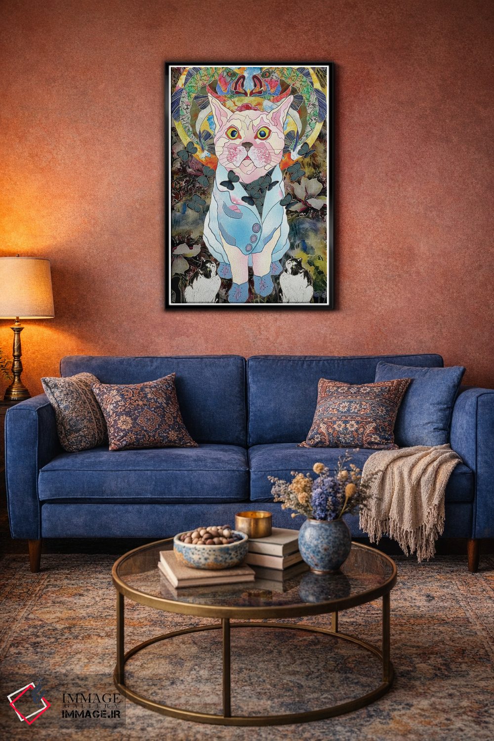 تابلو دکوراتیو کت و شلوار شیک اثر کاستیانتین مالگینف - D3B