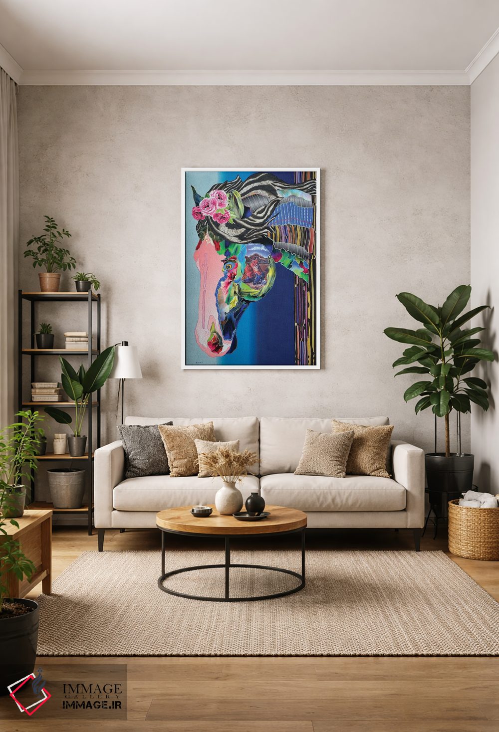 تابلو دکوراتیو از پشت آینه اثر کاستیانتین مالگینف - D1W