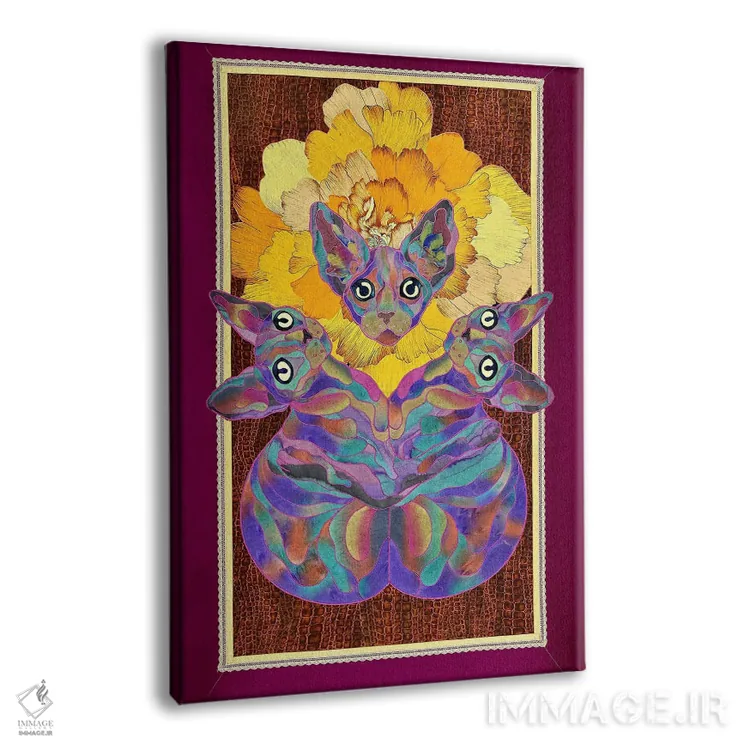 تابلو دکوراتیو عزیزم اثر کاستیانتین مالگینف - نمای پرسپکتیو محصول